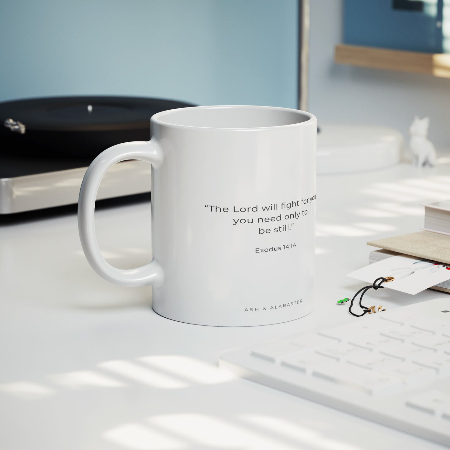 "Be Still" Scripture Mug