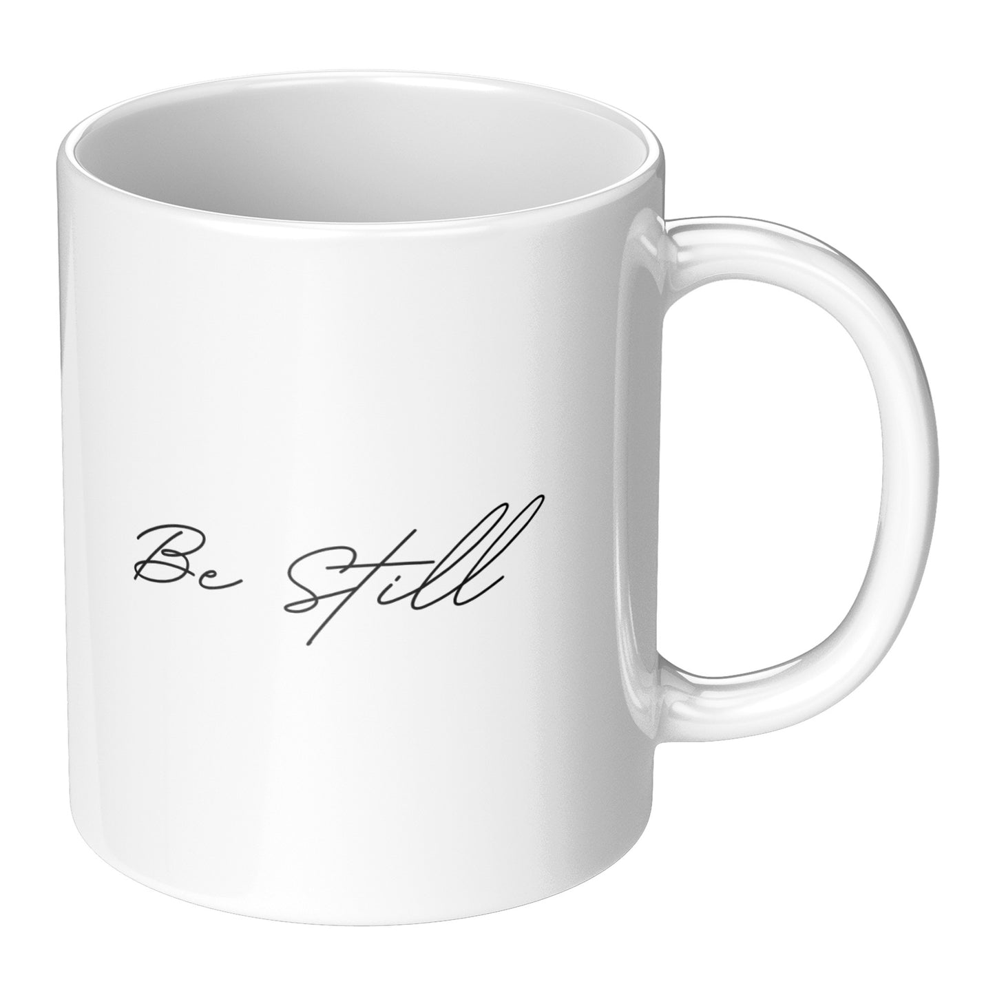 "Be Still" Scripture Mug