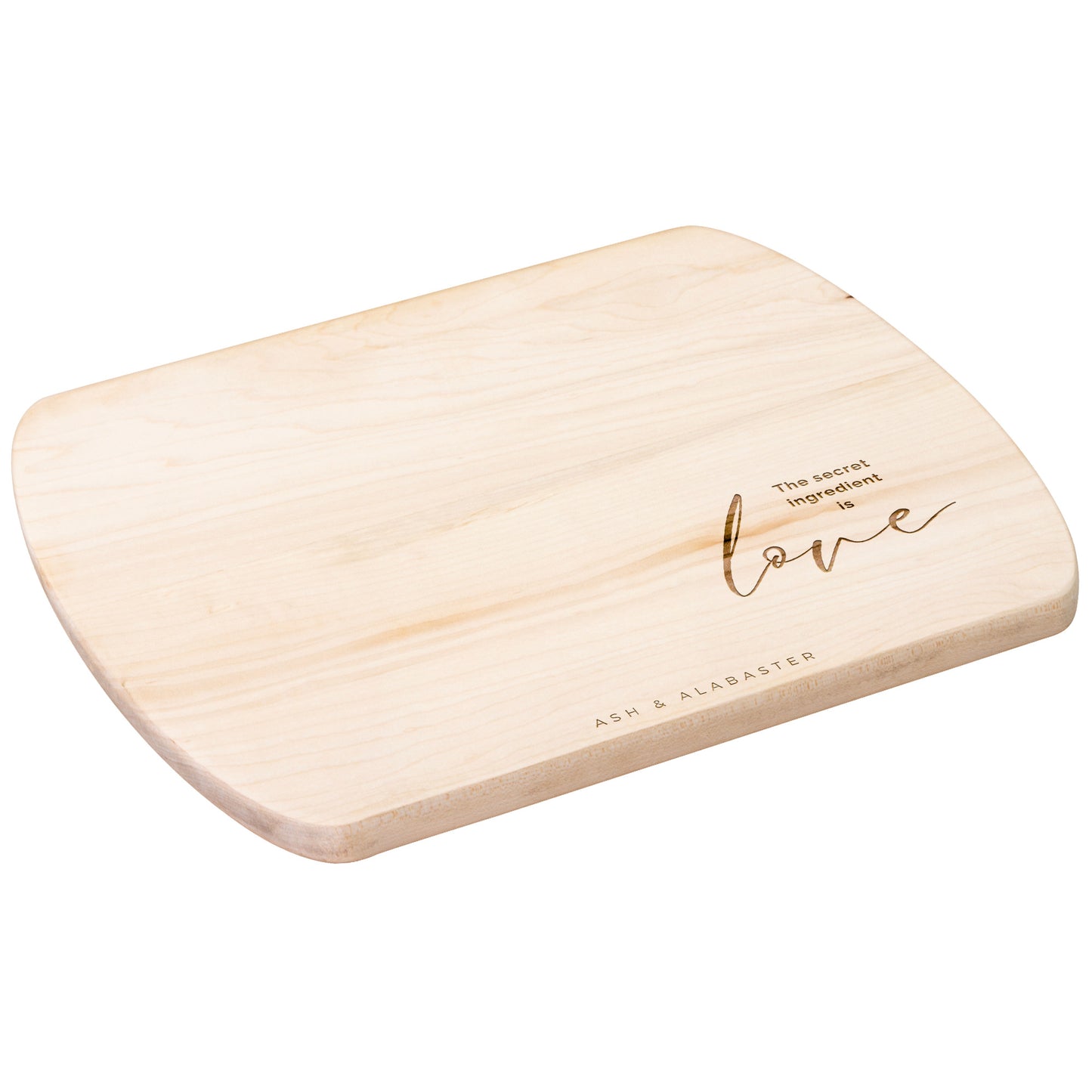 "Love" Engraved Maple Charcuterie & Cutting Board