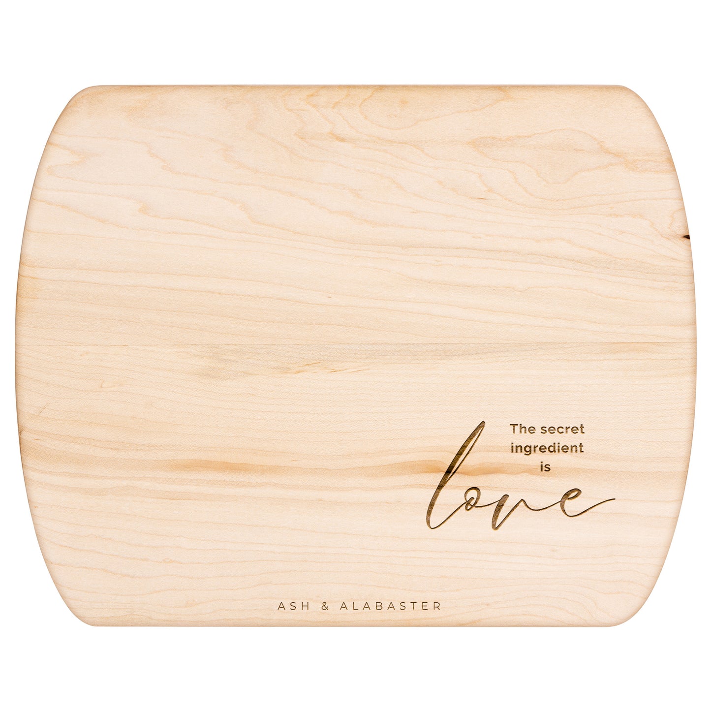 "Love" Engraved Maple Charcuterie & Cutting Board