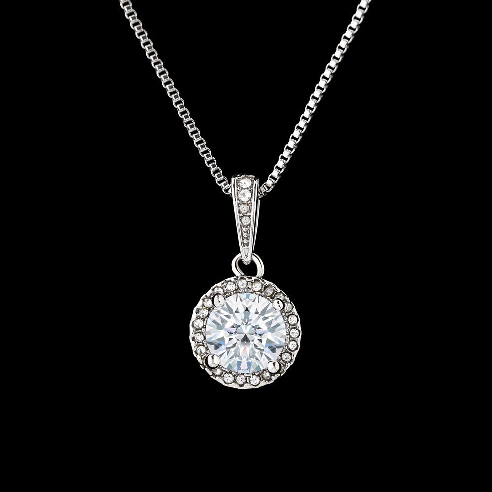 To My Wife 14K White Gold Necklace