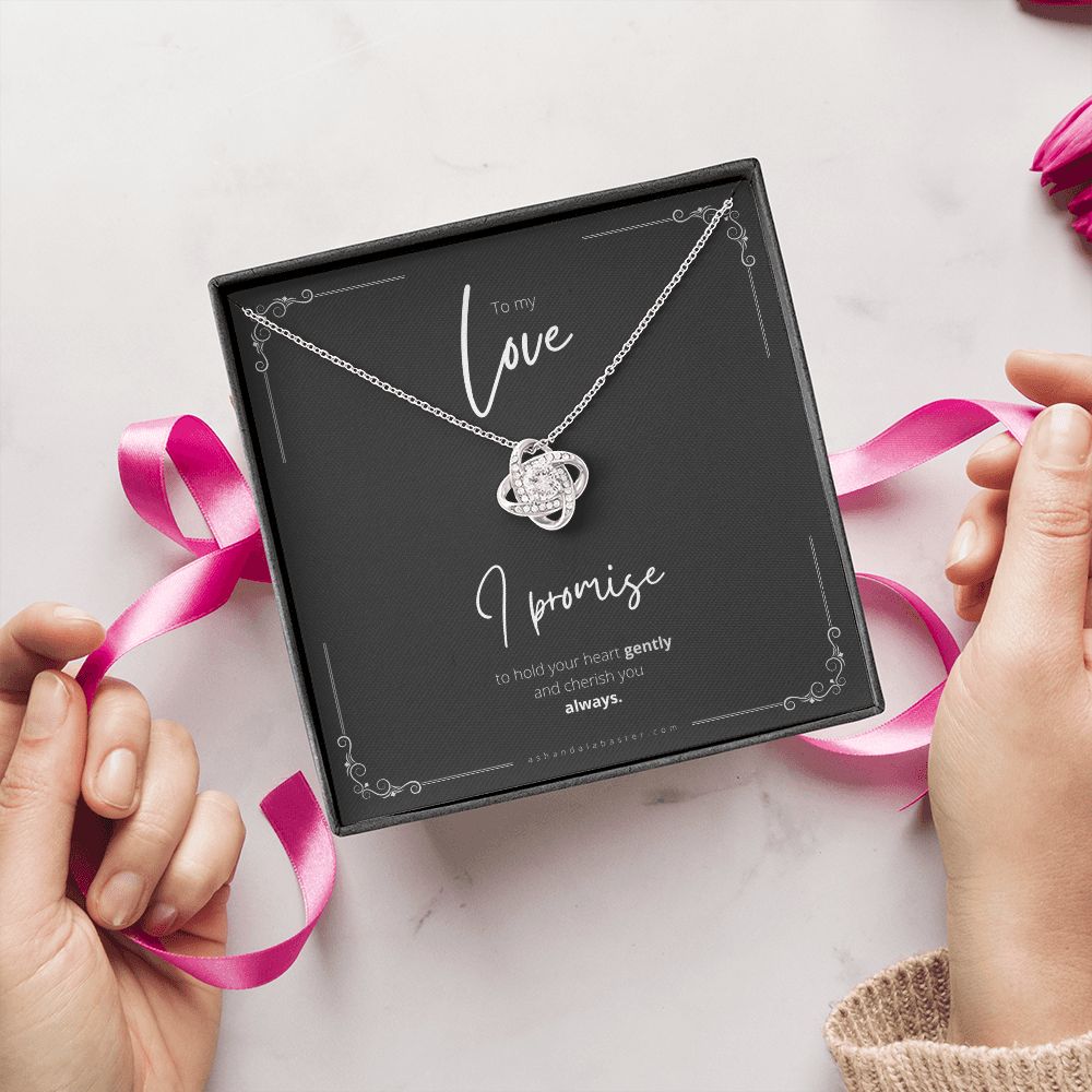 To My Love 14k or 18k Gold Necklace